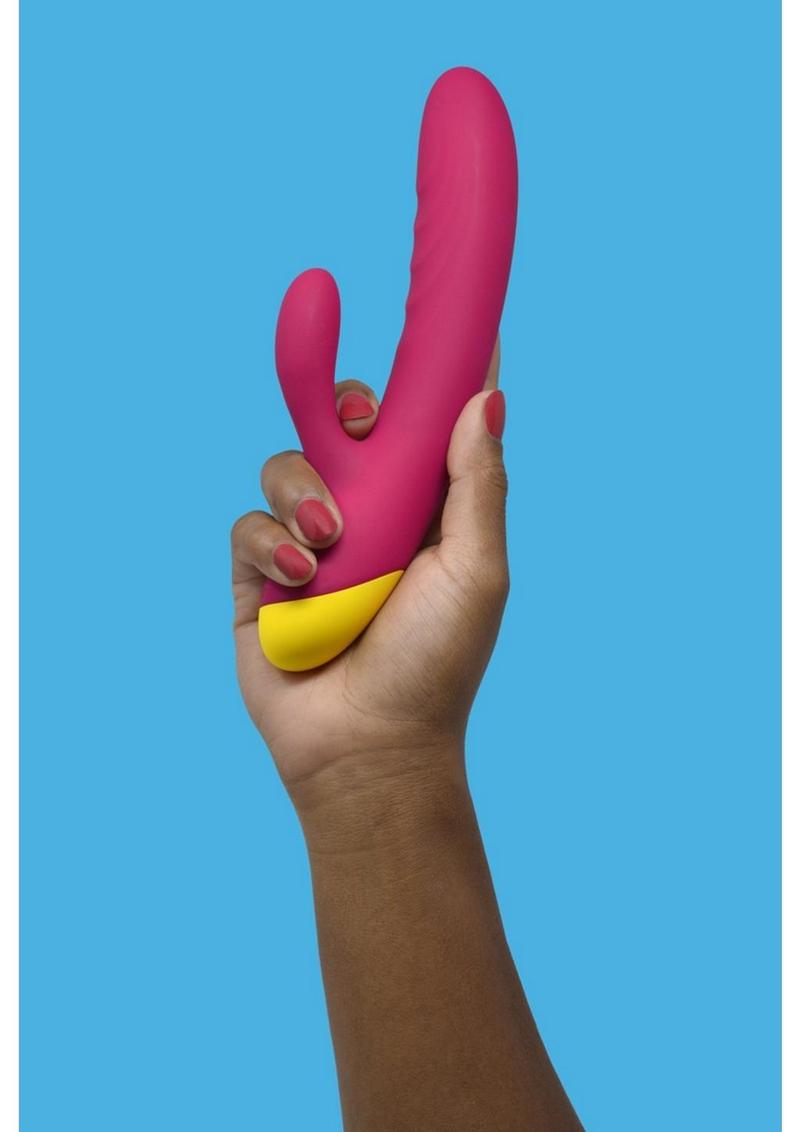 Romp Jazz Rechargeable Silicone Rabbit Vibrator