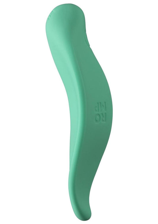 Romp Wave Rechargeable Silicone Clitoral Stimulator - Teal