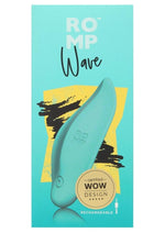 Load image into Gallery viewer, Romp Wave Rechargeable Silicone Clitoral Stimulator - Teal
