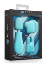 Load image into Gallery viewer, Rose Petite Massage Wand Kit - Blue - Set Of 3