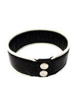 Load image into Gallery viewer, Rouge Arm Band Leather - Black/White - Large