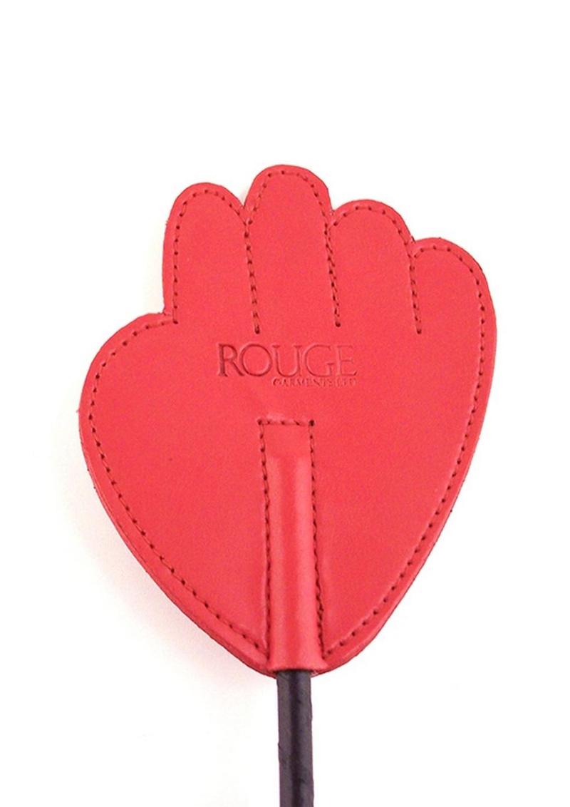 Rouge Fifty Times Hotter Leather Hand Riding Crop