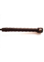 Load image into Gallery viewer, Rouge Fifty Times Hotter Leather Riding Crop - Black
