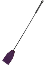 Load image into Gallery viewer, Rouge Fifty Times Hotter Leather Riding Crop - Purple
