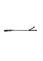 Load image into Gallery viewer, Rouge Fifty Times Hotter Short Riding Crop Slim Tip - Purple - 20in