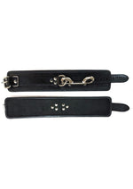 Load image into Gallery viewer, Rouge Leather Ankle Cuffs - Black