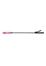 Load image into Gallery viewer, Rouge Leather Riding Crop with Slim Tip - Pink