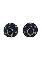 Load image into Gallery viewer, Rouge Leather Studded Nipple Covers - Black