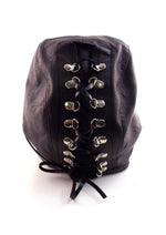 Load image into Gallery viewer, Rouge Leather Zip Eye Mask