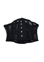 Load image into Gallery viewer, Rouge Mesh Corset - Black - Large/XLarge