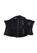 Load image into Gallery viewer, Rouge Mesh Corset - Black - Medium/Small