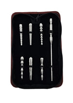 Load image into Gallery viewer, Rouge Stainless Steel Penis Plug Set with Handle - Silver