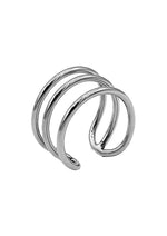 Load image into Gallery viewer, Rouge Stainless Steel Triple Wire Glans Ring - Silver