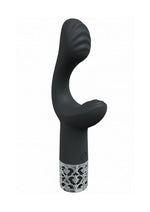 Load image into Gallery viewer, Royal Gems Majestic Rechargeable Silicone Vibrator - Black
