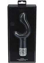Load image into Gallery viewer, Royal Gems Majestic Rechargeable Silicone Vibrator - Black

