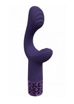 Load image into Gallery viewer, Royal Gems Majestic Rechargeable Silicone Vibrator - Purple
