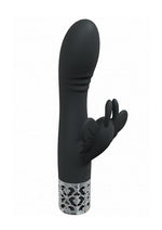 Load image into Gallery viewer, Royal Gems Monarch Rechargeable Silicone Vibrator - Black

