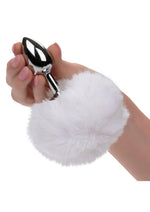 Load image into Gallery viewer, Running Wild Faux Fur Bunny Tail and Metallic Anal Plug