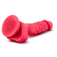 Ruse Hypnotize Silicone Dildo with Balls 7.5in - Cerise