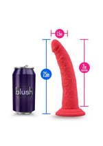 Load image into Gallery viewer, Ruse Jimmy Silicone Dildo 7.5in - Cerise