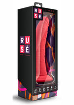 Load image into Gallery viewer, Ruse Jimmy Silicone Dildo 7.5in - Cerise - Red