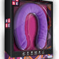 Ruse Silicone Slim Double Dong Dildo - Purple - 18in