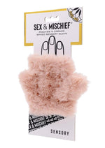 Load image into Gallery viewer, S &amp; M Peaches N Creame Spiked Sensory Glove - Rose Gold