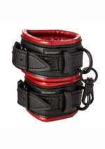 Load image into Gallery viewer, Saffron Handcuffs Unisex - Black/Red