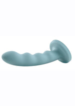 Load image into Gallery viewer, Sage Silicone Curved Dildo with Suction Cup - Green - 8in