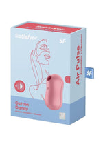 Load image into Gallery viewer, Satisfyer Cotton Candy Rechargeable Silicone Clitoral Stimulator - Light Red/Red
