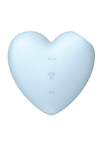 Load image into Gallery viewer, Satisfyer Cutie Heart Rechargeable Silicone Clitoral Stimulator - Blue
