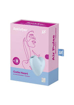 Load image into Gallery viewer, Satisfyer Cutie Heart Rechargeable Silicone Clitoral Stimulator - Blue
