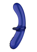 Load image into Gallery viewer, Satisfyer Double Crystal Glass Dildo - Blue/Light Blue