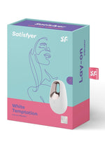 Load image into Gallery viewer, Satisfyer Lay-Ons White Temptation Silicone Magnetic USB Recharge Vibrator Waterproof - White