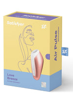 Load image into Gallery viewer, Satisfyer Love Breeze Rechargeable Silicone Clitoral Stimulator - Copper
