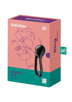 Load image into Gallery viewer, Satisfyer Majestic Duo Silicone Vibrating Cock and Ball Ring - Blue
