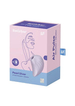 Load image into Gallery viewer, Satisfyer Pearl Diver Rechargeable Silicone Clitoral Stimulator - Purple/Violet
