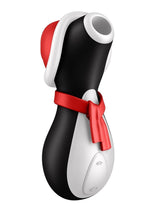 Load image into Gallery viewer, Satisfyer Penguin Silicone Rechargeable Clitoral Stimulator Holiday Edition - Black/White