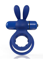 Load image into Gallery viewer, Screaming O 4t Ohare Vibrating Cock Ring - Blue/Blueberry
