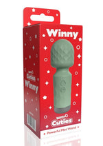 Load image into Gallery viewer, Screaming O Cuties Winny Rechargeable Silicone Vibrating Mini Wand - Sage - Green