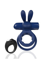 Load image into Gallery viewer, Screaming O Ohare Remote Control Rechargeable Silicone Vibrating Cock Ring - Blue
