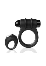 Load image into Gallery viewer, Screaming O Switch Remote Controlled Silicone Rechargeable Vibrating Ring - Black
