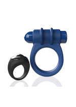 Load image into Gallery viewer, Screaming O Switch Remote Controlled Silicone Rechargeable Vibrating Ring - Blue
