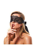 Load image into Gallery viewer, Secret Kisses - Lace Blindfold - Black
