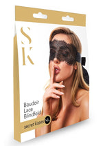 Load image into Gallery viewer, Secret Kisses - Lace Blindfold - Black
