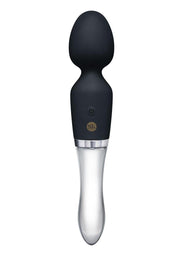 Secret Kisses Glass Black Magic Wand - Black