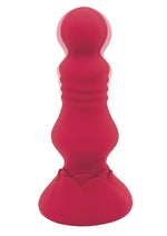 Load image into Gallery viewer, Secret Kisses Remote Control Rechargeable Silicone Vibrating Floret Buttplug
