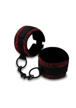 Load image into Gallery viewer, Secret Kisses Rosegasm Cuffs with Satin Blindfold