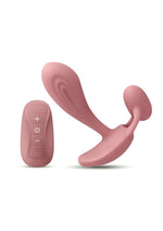 Load image into Gallery viewer, Secrets Echo Rechargeable Silicone G-Spot Vibrator with Clitoral Stimulation - Pink
