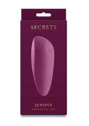 Secrets Juniper Rechargeable Silicone Vibrator - Magenta/Purple